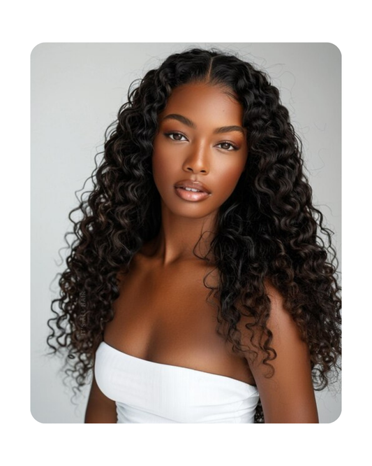 Deep Curly HD Glueless Lace Front Wig