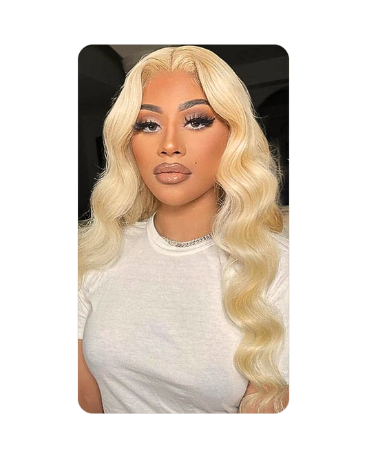 Body Wave Blonde HD Glueless Lace Front Wig