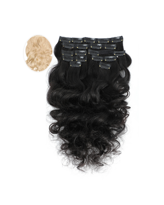 Loose Wave Raw Virgin Malaysian Clip In Hair Extensions