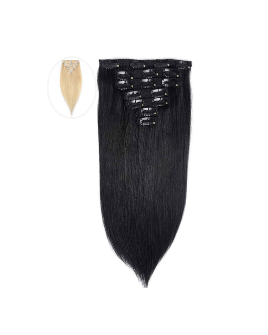 Straight Raw Virgin Malaysian Clip In Hair Extensions